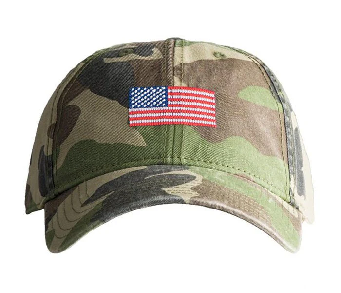 Embroidered American Flag Baseball Cap - Image 3
