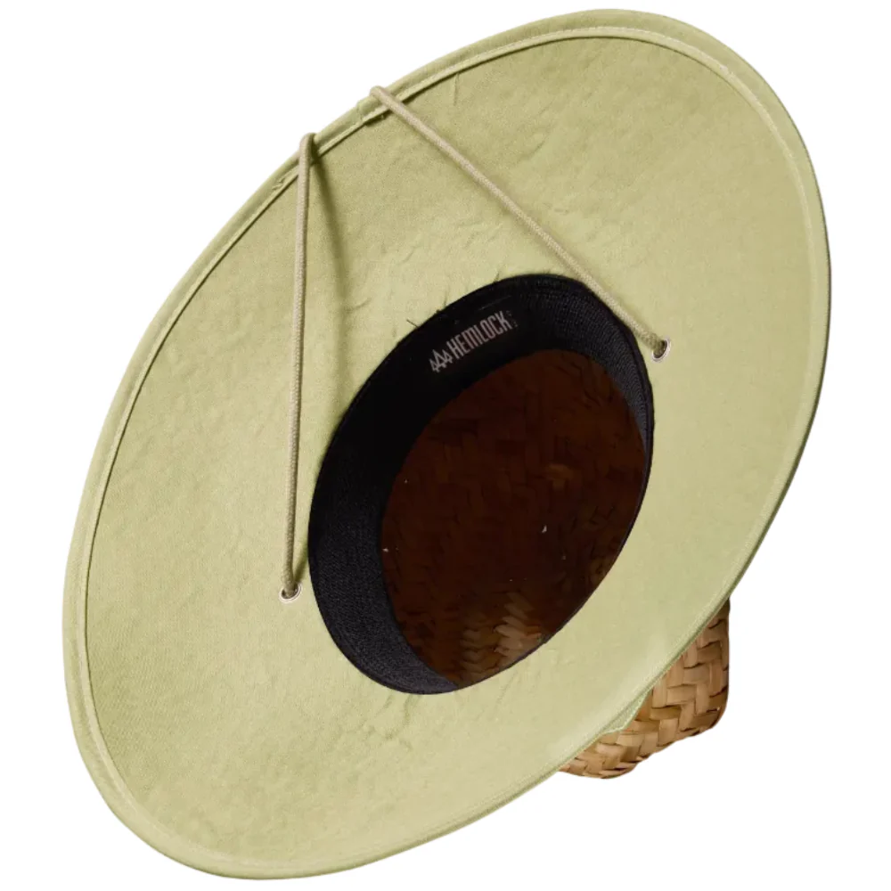 Hemlock Wide Brim Straw Lifeguard Hats - Image 15