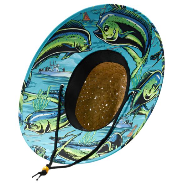 Hemlock Wide Brim Straw Lifeguard Hats - Image 5