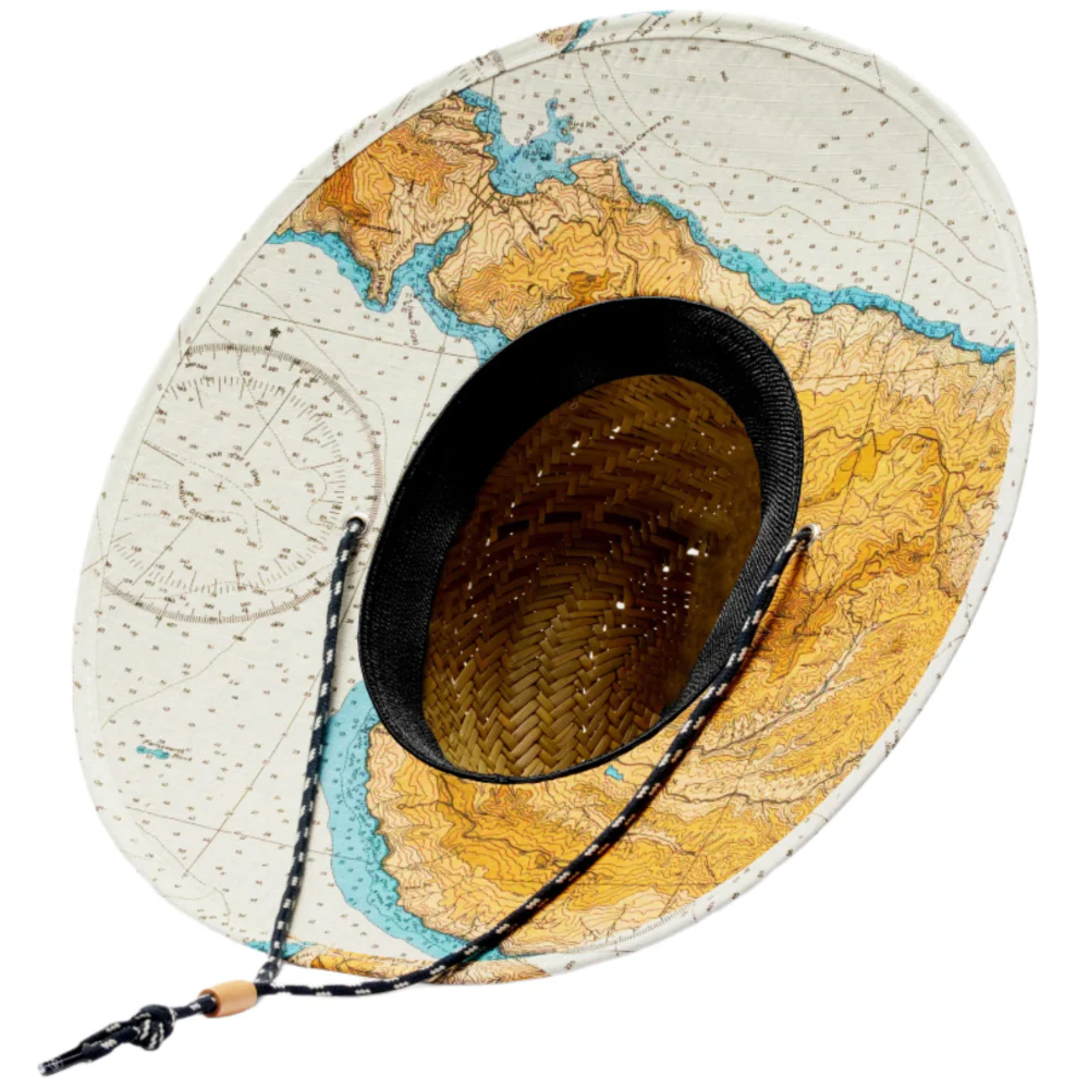 Hemlock Wide Brim Straw Lifeguard Hats - Image 8