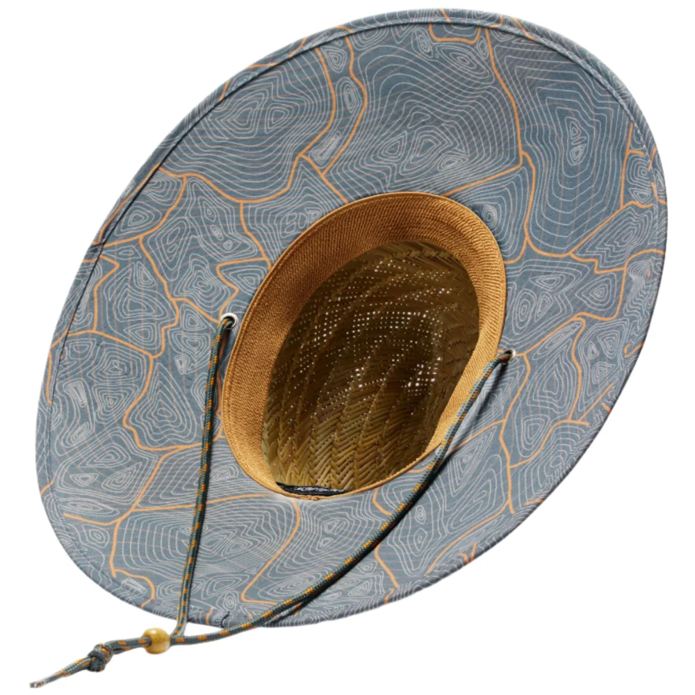 Hemlock Wide Brim Straw Lifeguard Hats - Image 9