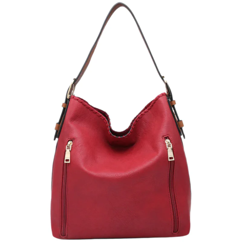 Jen & Co. Alexa Hobo Vegan Leather Concealed Carry Bag - Image 4