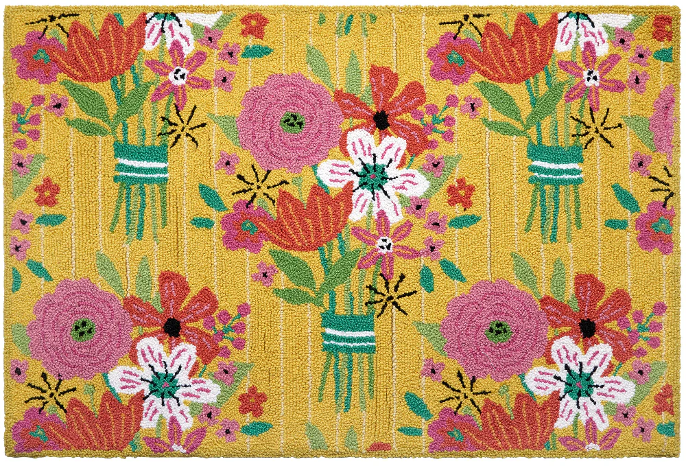 Peking Handicraft Hook-and-Loop Wool Rugs - 2' x 3' - Image 10