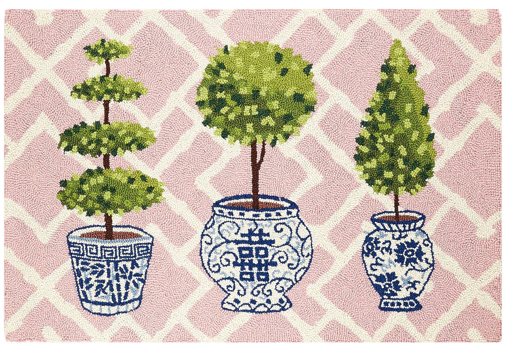 Peking Handicraft Hook-and-Loop Wool Rugs - 2' x 3' - Image 13