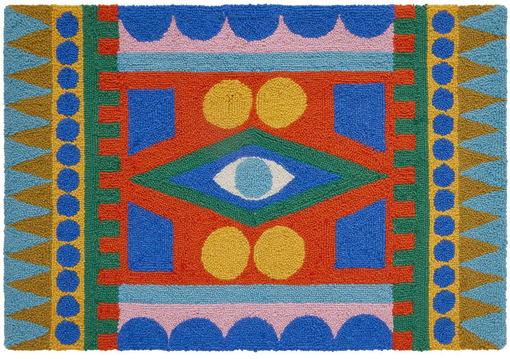 Peking Handicraft Hook-and-Loop Wool Rugs - 2' x 3' - Image 15
