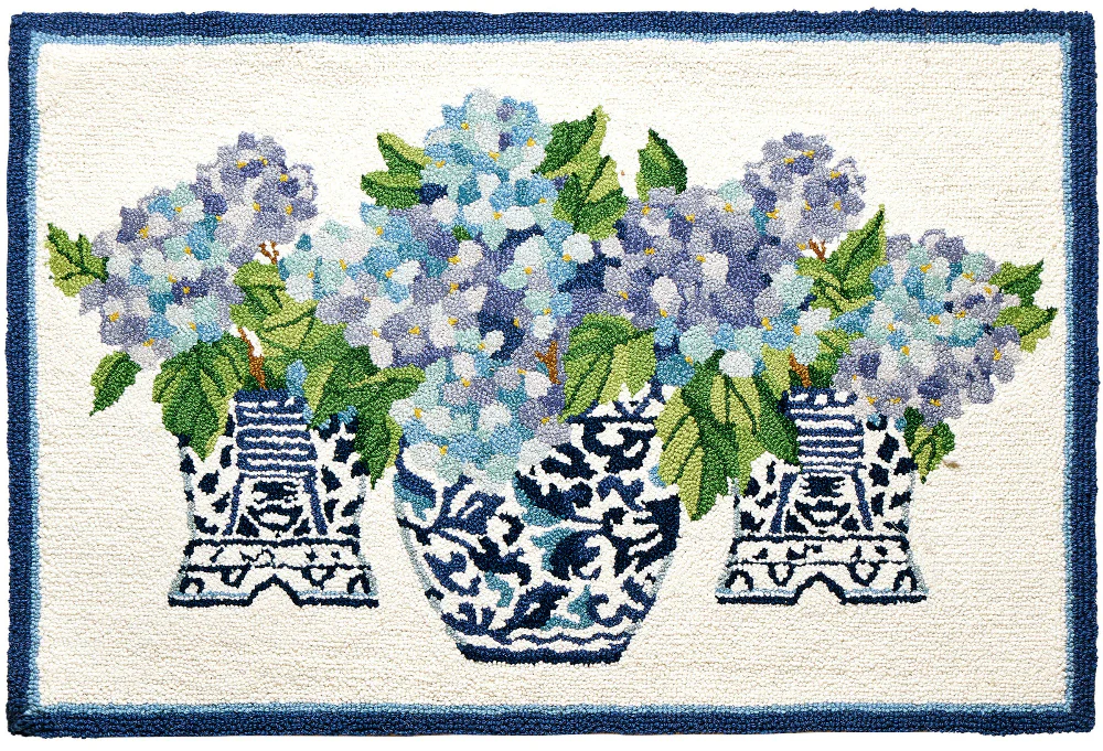 Peking Handicraft Hook-and-Loop Wool Rugs - 2' x 3' - Image 17