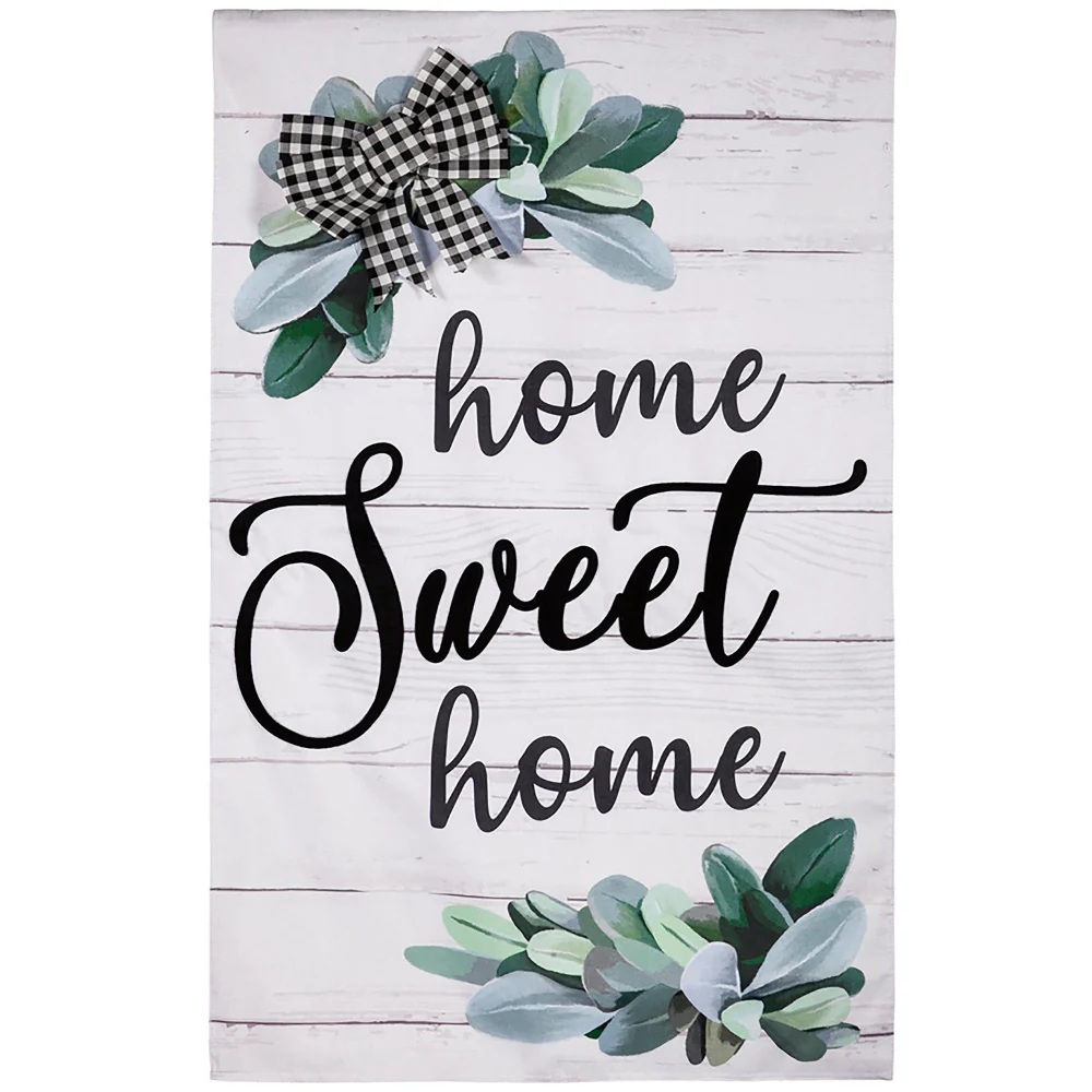 Evergreen "Welcome" Themed House Flags - 28" x 44" - Image 18