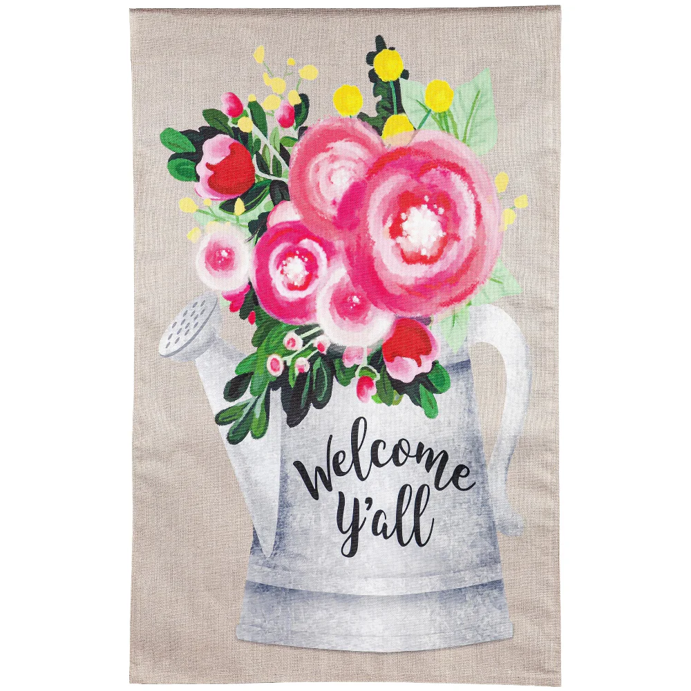 Evergreen "Welcome" Themed House Flags - 28" x 44" - Image 22