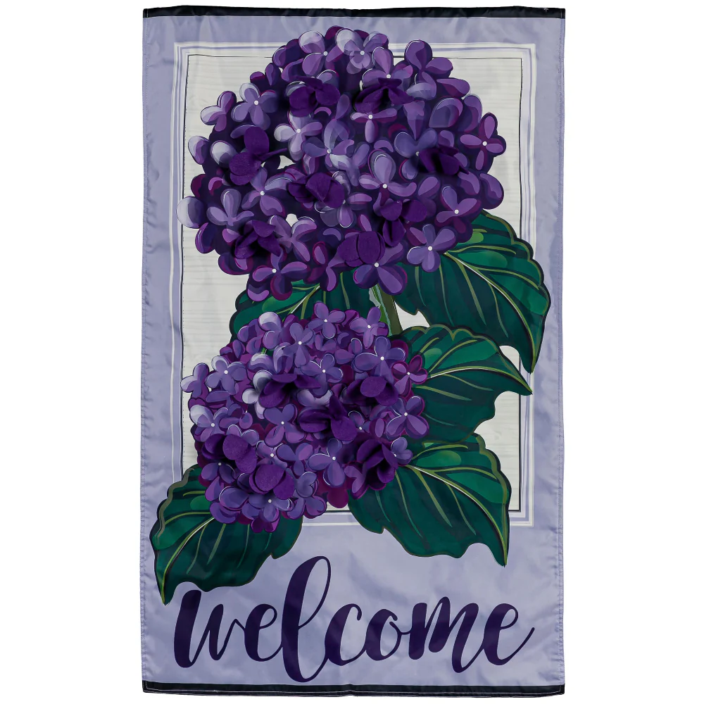 Evergreen "Welcome" Themed House Flags - 28" x 44" - Image 25