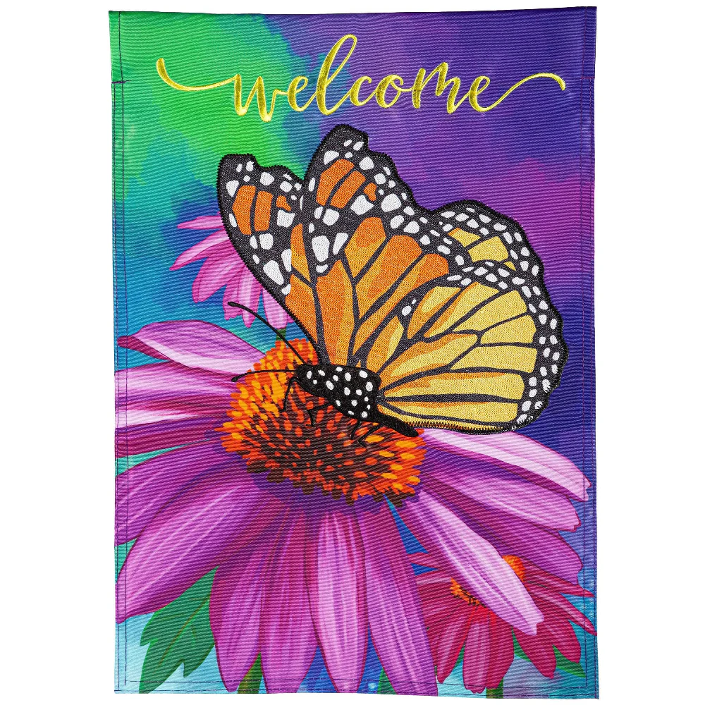 Evergreen "Welcome" Themed House Flags - 28" x 44" - Image 29