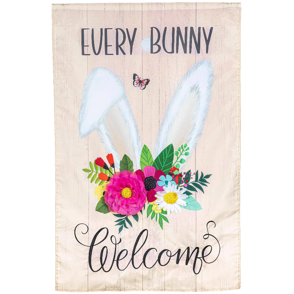 Evergreen "Welcome" Themed House Flags - 28" x 44" - Image 30