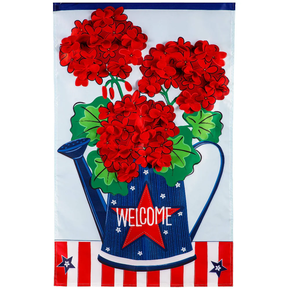 Evergreen "Welcome" Themed House Flags - 28" x 44" - Image 33