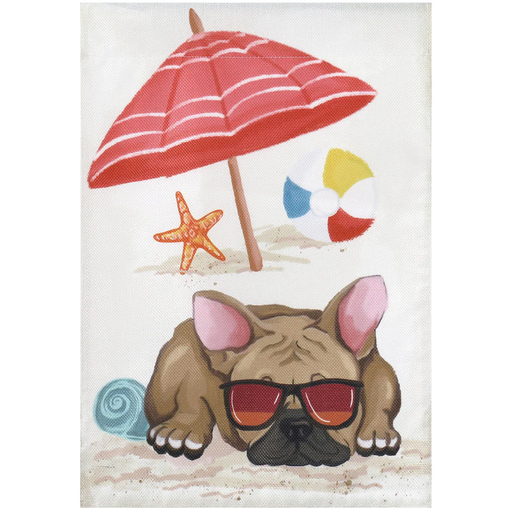 Evergreen Summer Themed House Flags - 28" x 44" - Image 2
