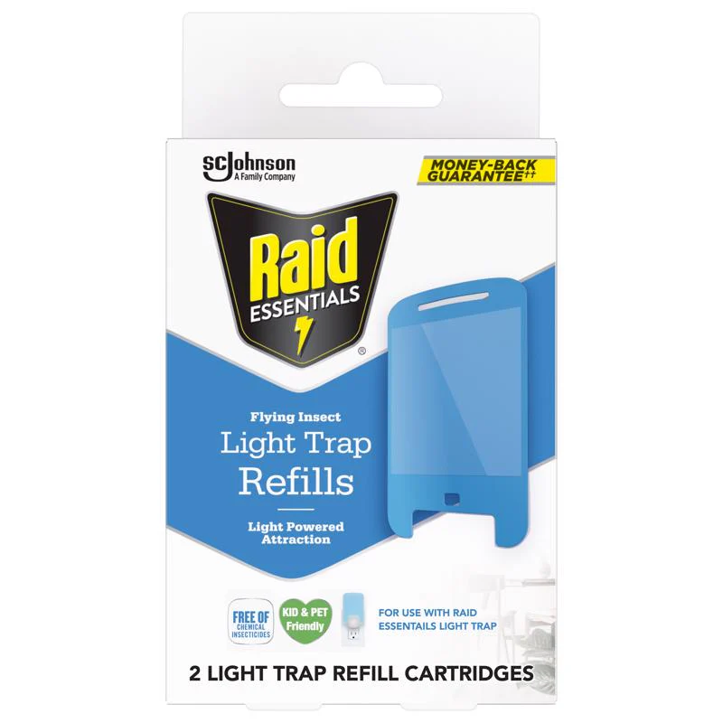 Raid Essentials Flying Insect Light Trap Kit & Refills - Image 2