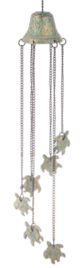 Rustic Iron Sea Life Windchime - 17.75" - Image 3