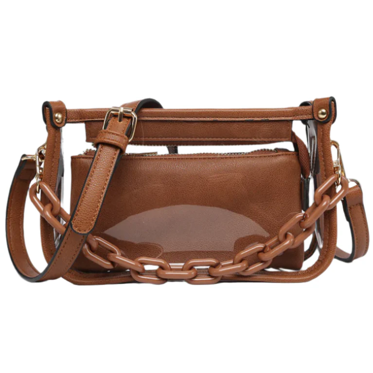 Jen & Co. Jessica Clear Crossbody Bag - Image 4