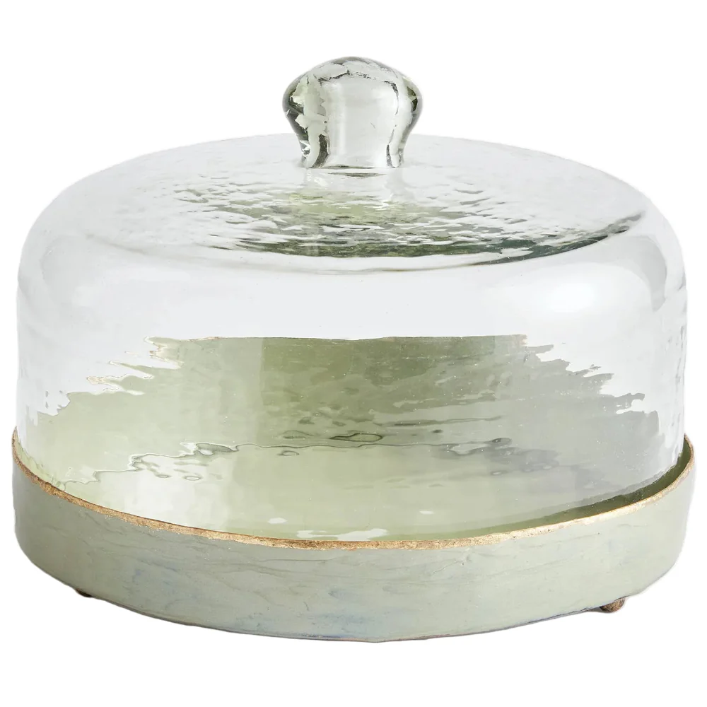 Napa Kammie Enameled Iron Cloche w/ Glass Lid - 7" & 9" - Image 2