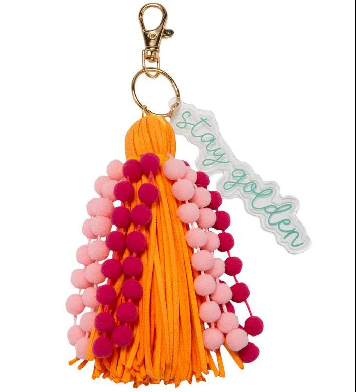 Jane Marie Pom Pom & Tassel Keychains - 5.5" - Image 6