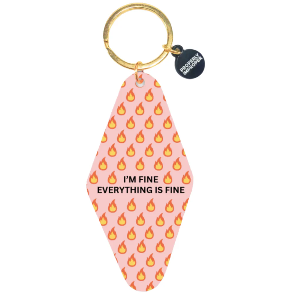 Properly Improper Hot-Stamped Motel Style Keychains - Image 6