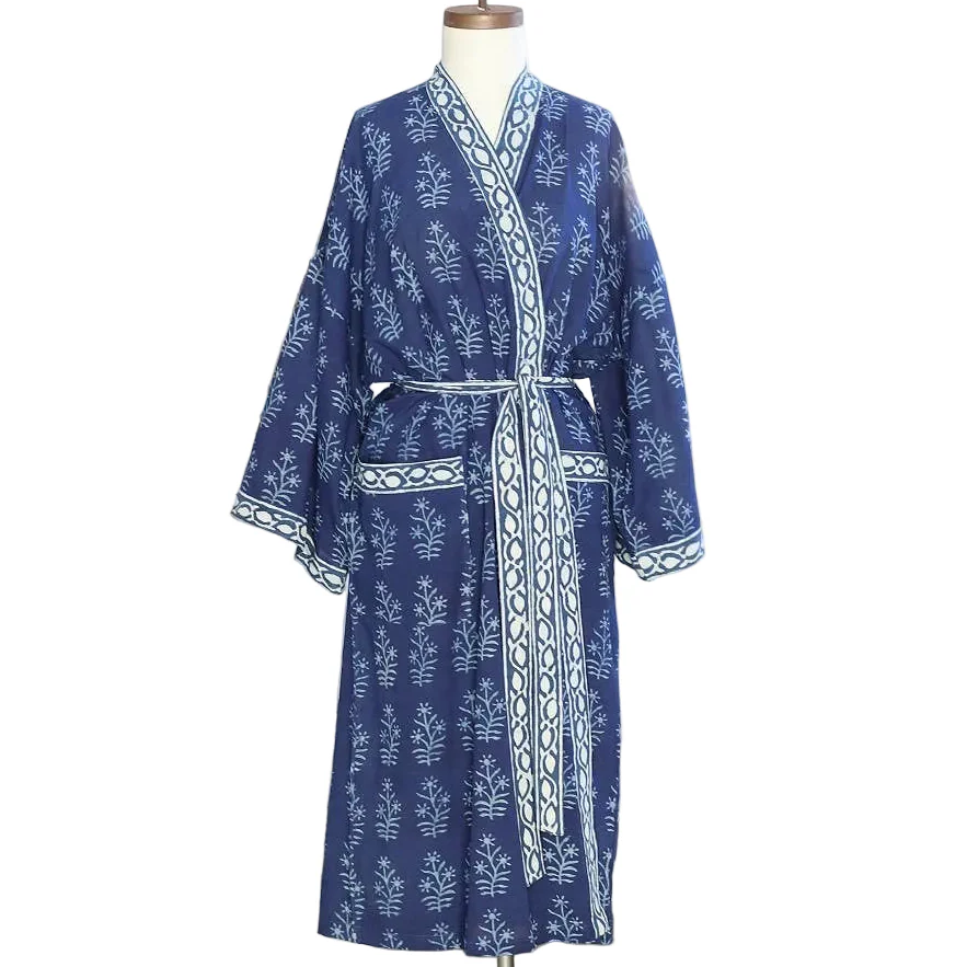 Pacific & Rose Cotton Voile Kimono Robes - Image 4