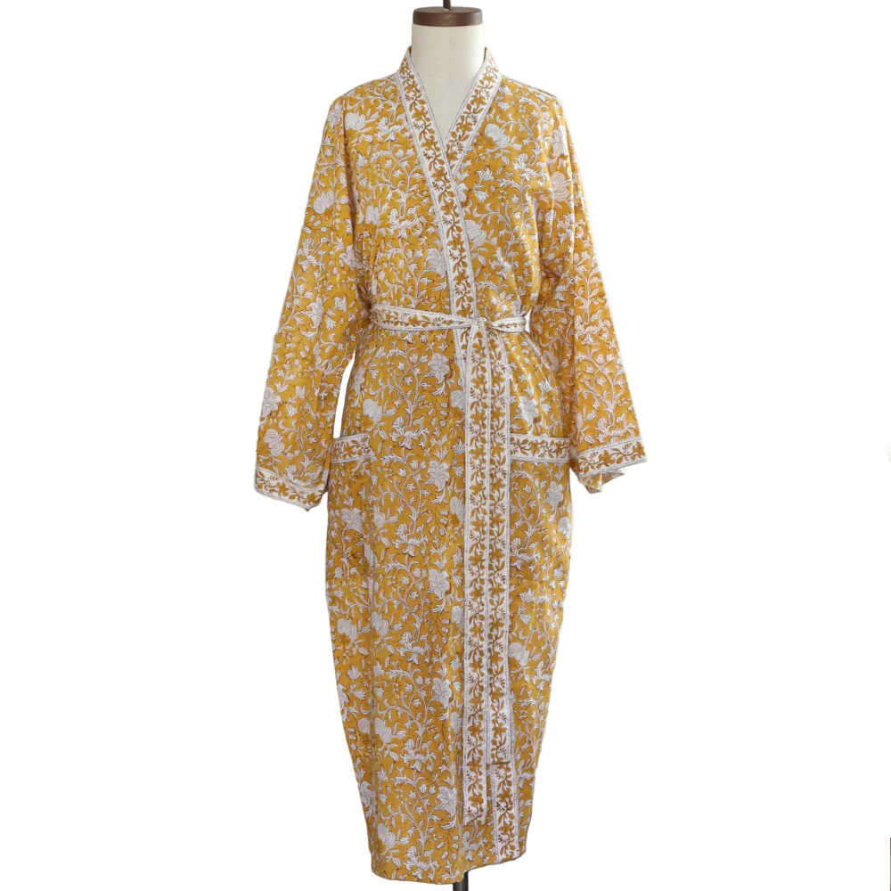 Pacific & Rose Cotton Voile Kimono Robes - Image 5