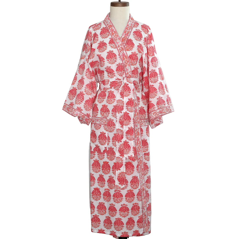 Pacific & Rose Cotton Voile Kimono Robes - Image 6