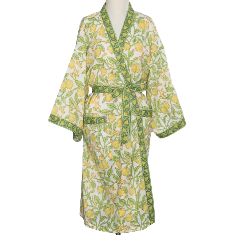 Pacific & Rose Cotton Voile Kimono Robes - Image 7