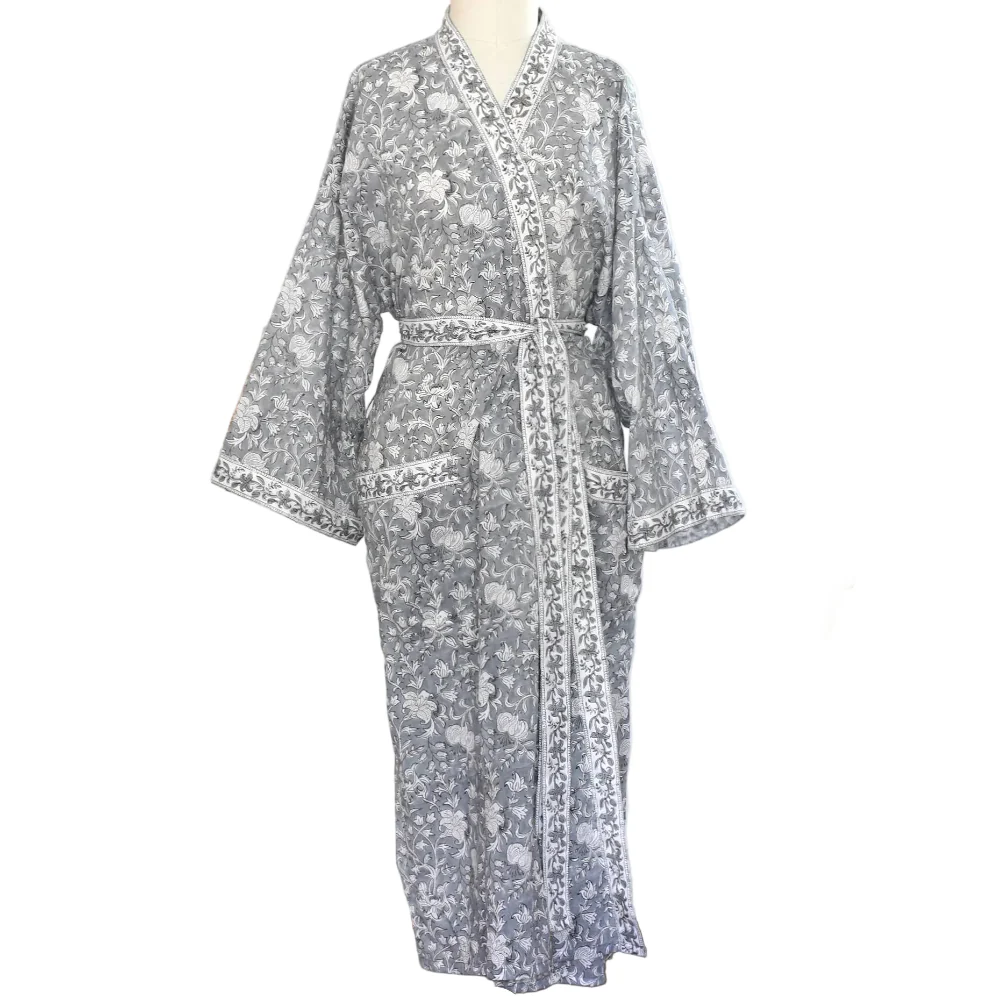 Pacific & Rose Cotton Voile Kimono Robes - Image 8