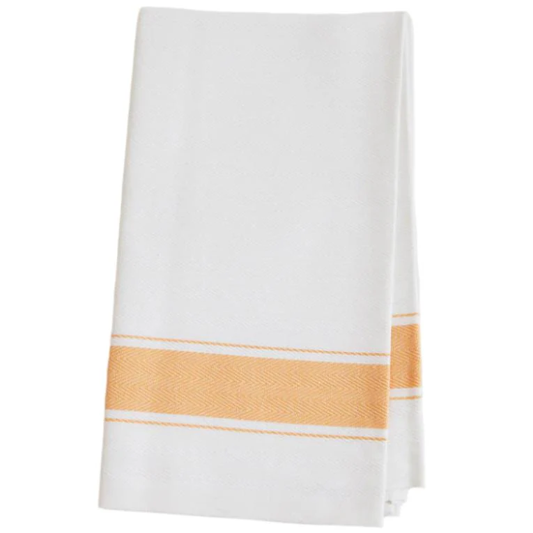 Classic Italian Cotton Herringbone Kitchen Towels - 23" x 26" - Image 3