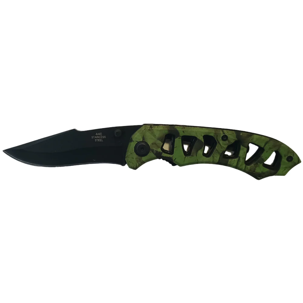 Service Tool Stainless Steel Camo Pocket Knives - Image 5