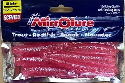 Mirrolure 3.75" Lil' John Scented Soft Lures - 8 pc. - Image 2