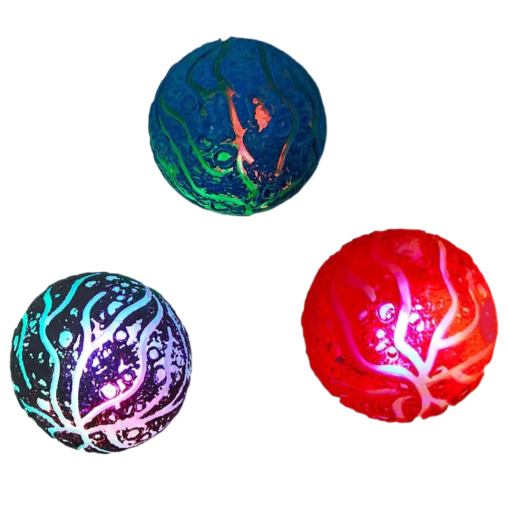 Light-Up Bouncing Meteorite Gel Bead Ball - Image 2