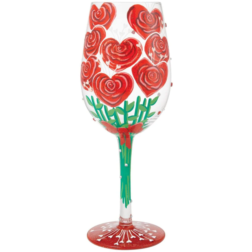 Lolita Hand-Painted Wine Glasses - 15 oz. - Image 10