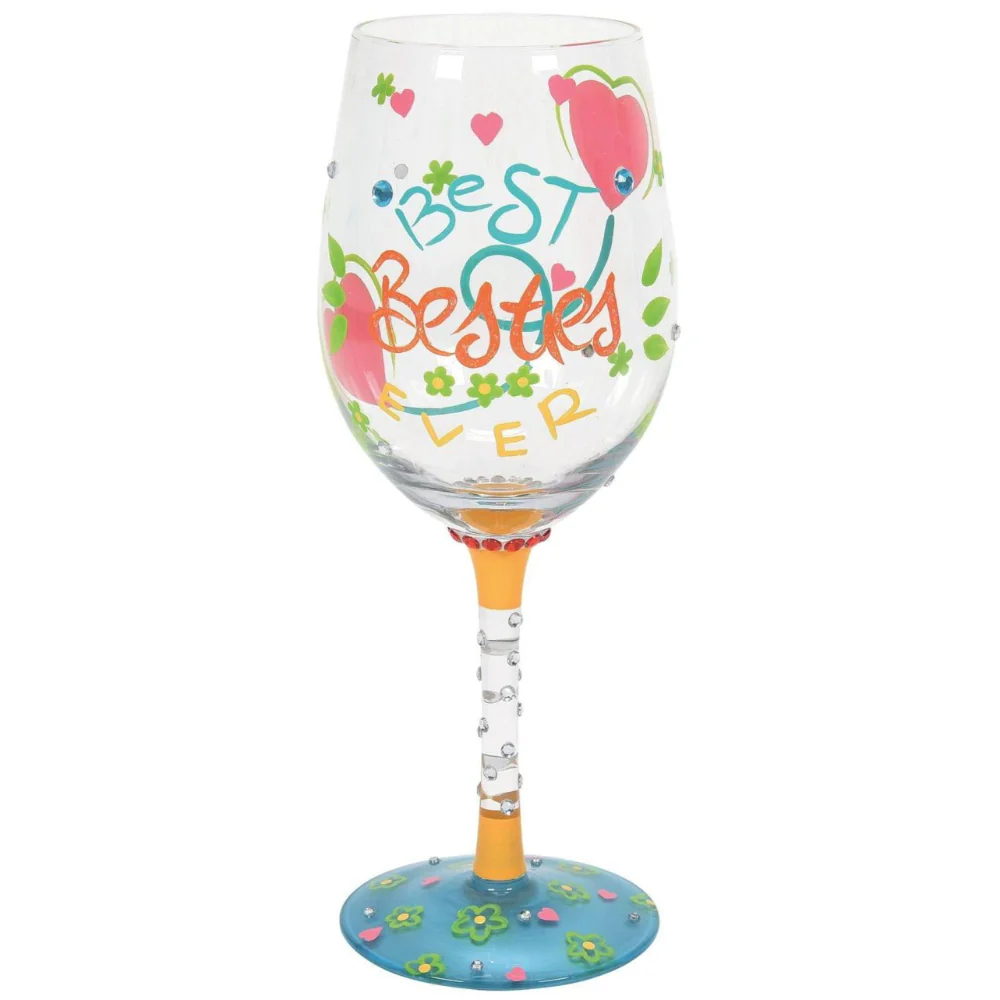 Lolita Hand-Painted Wine Glasses - 15 oz. - Image 12