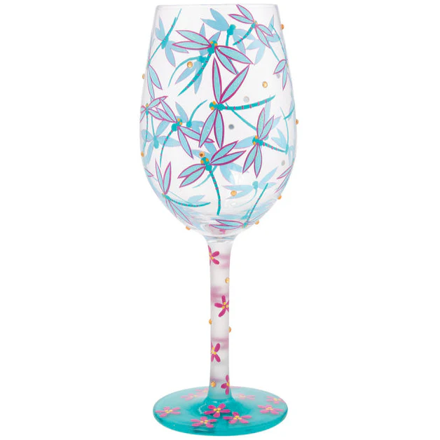 Lolita Hand-Painted Wine Glasses - 15 oz. - Image 15