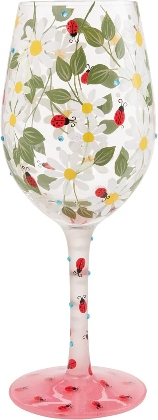 Lolita Hand-Painted Wine Glasses - 15 oz. - Image 17