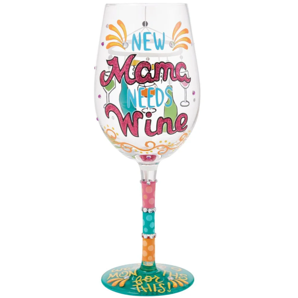 Lolita Hand-Painted Wine Glasses - 15 oz. - Image 20