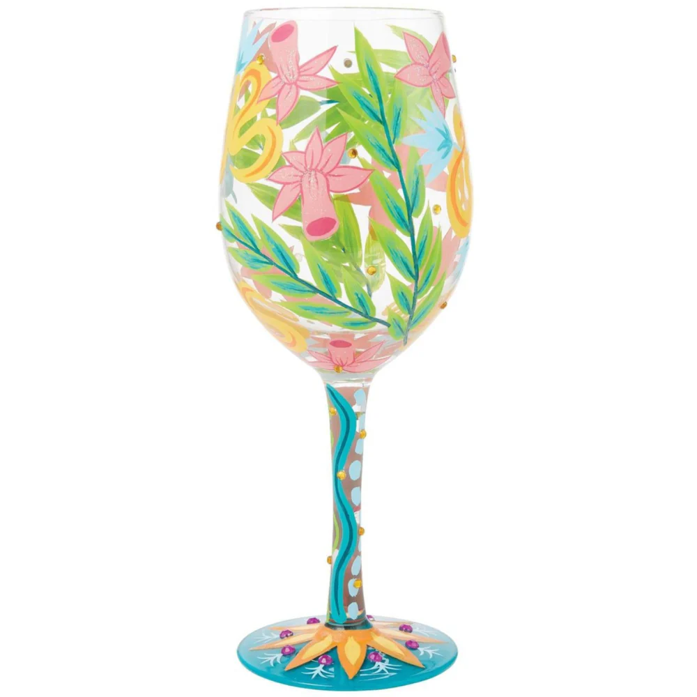 Lolita Hand-Painted Wine Glasses - 15 oz. - Image 5