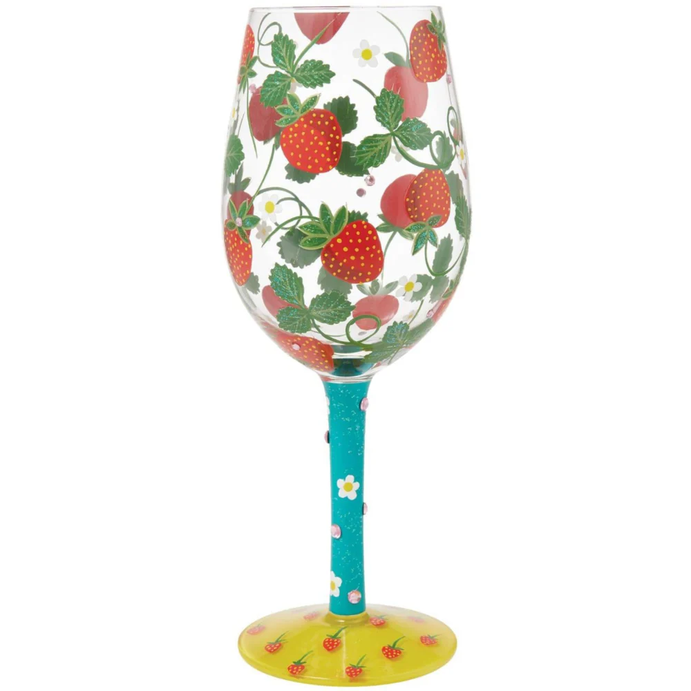 Lolita Hand-Painted Wine Glasses - 15 oz. - Image 9