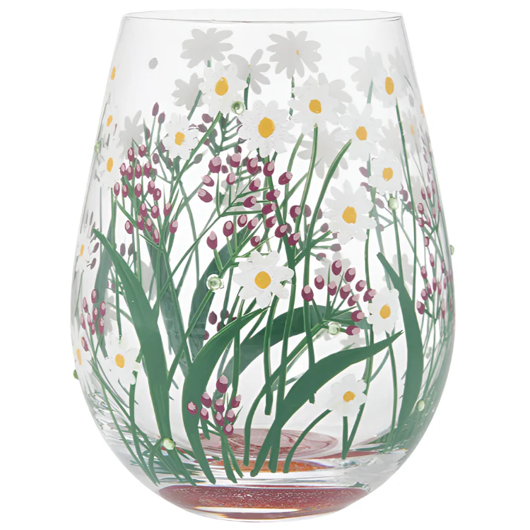 Lolita Hand-Painted Stemless Wine Glasses - 20 oz. - Image 12