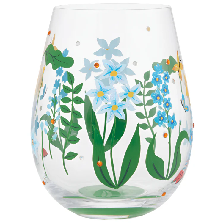 Lolita Hand-Painted Stemless Wine Glasses - 20 oz. - Image 13