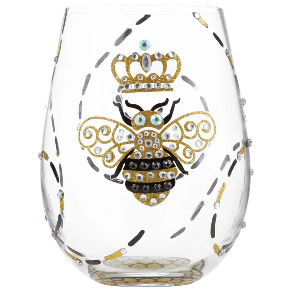 Lolita Hand-Painted Stemless Wine Glasses - 20 oz. - Image 6