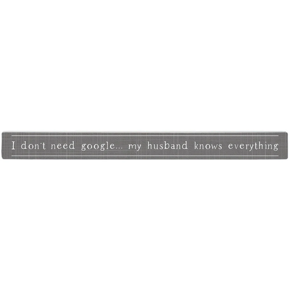 Sincere Surroundings Humorous "Talking Sticks" Pinewood Signs - 1.5" x 16" - Image 11