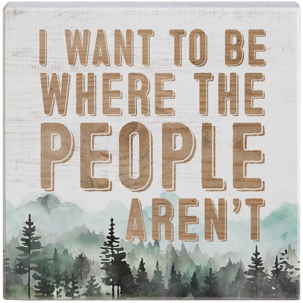 Sincere Surroundings Humorous Pinewood Signs (Small) - 3.5" to 12" - Image 36