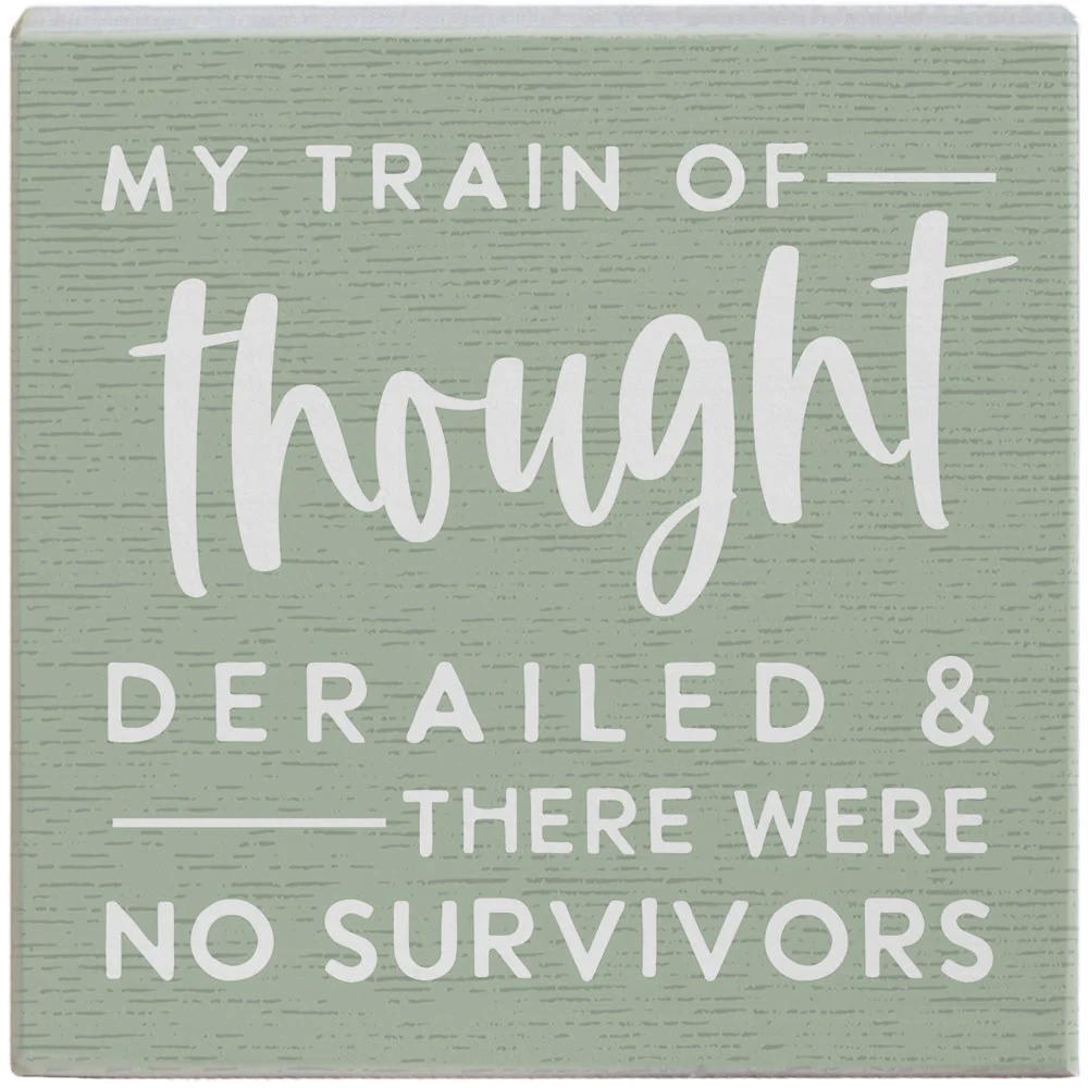 Sincere Surroundings Humorous Pinewood Signs (Small) - 3.5" to 12" - Image 6