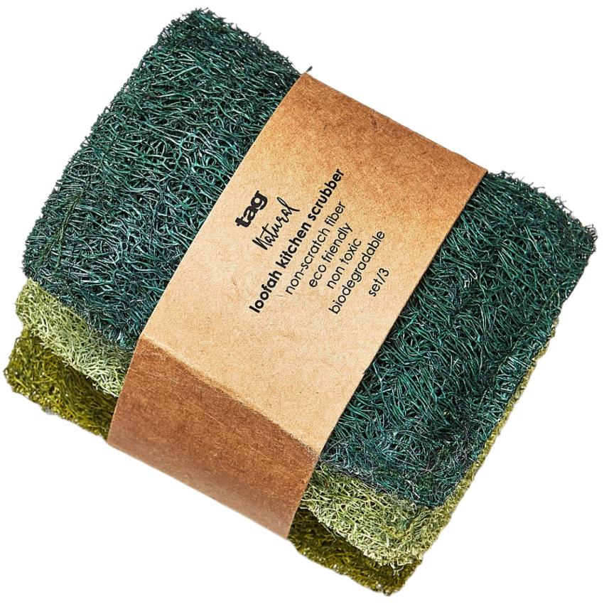 Tag Kitchen Loofah No-Scratch Scrubber Set - 3 pc. - Image 2