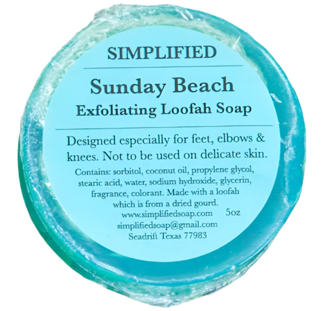 Simplified Soap Exfoliating Loofah Soap - 5 oz. - Image 4