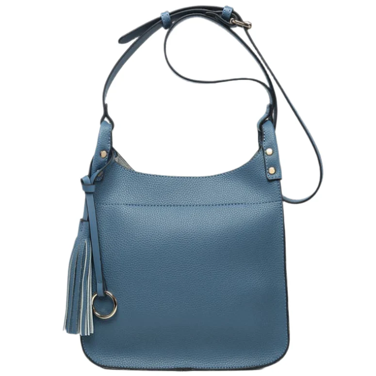 Jen & Co. Lucinda Square Tassel Vegan Leather Crossbody Bag - Image 2