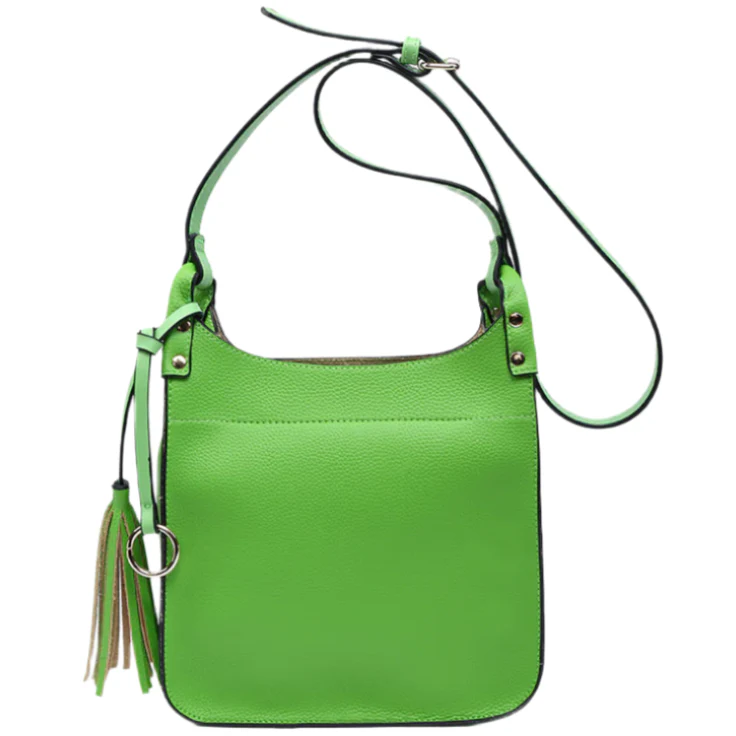 Jen & Co. Lucinda Square Tassel Vegan Leather Crossbody Bag - Image 4