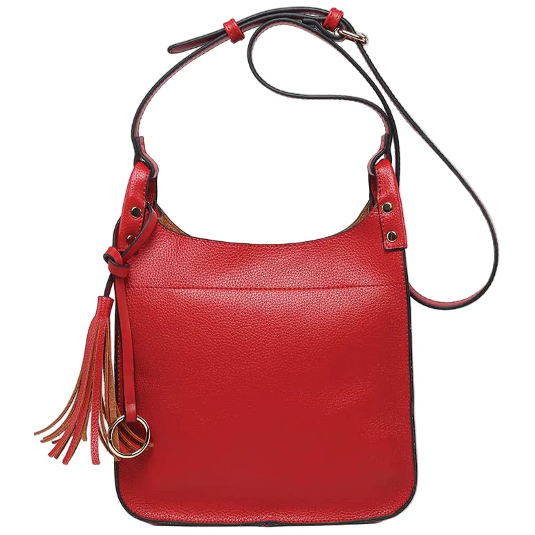 Jen & Co. Lucinda Square Tassel Vegan Leather Crossbody Bag - Image 7